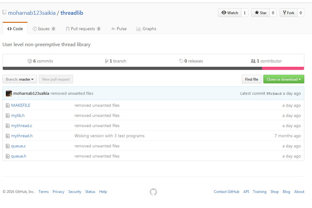 Thread Library